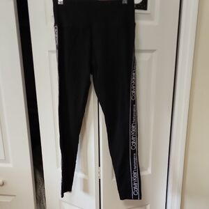 Calvin Klein Black Logo Leggings
